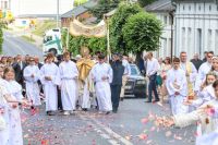 Procesja ulicami Zagórowa