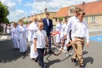 Procesja ulicami Zagórowa